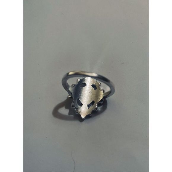 Cute black and SILVER GOTH RIN - Picture 4 of 5